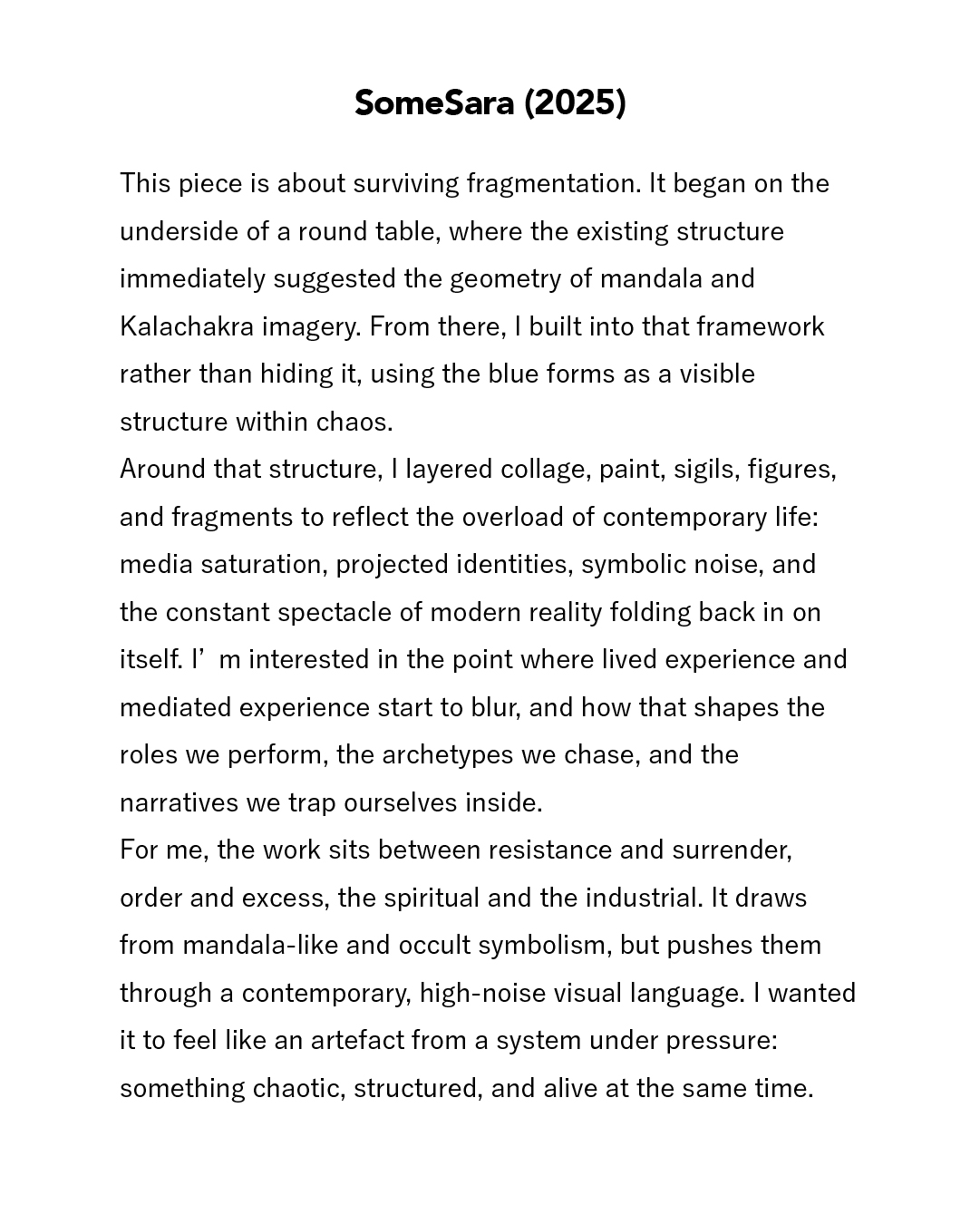 Japanese text page for SomeSara from the KUDEN rinlife feature